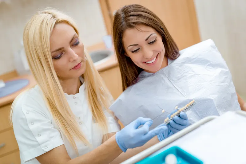 A relaxed patient during a smile makeover consultation