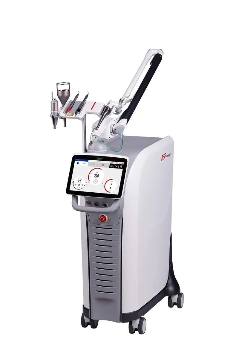Fotona LightWalker II dental laser unit with touchscreen showing endodontic procedure selection